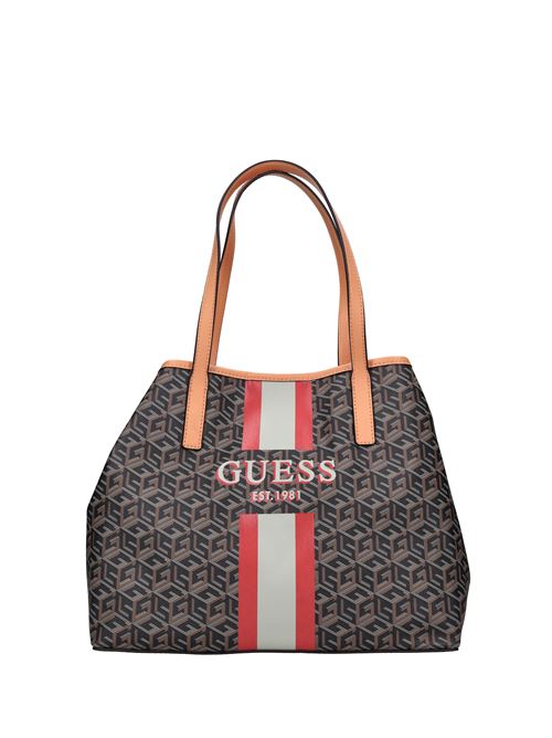 Borsa in ecopelle GUESS | HWSV9318280NERO-COGNAC