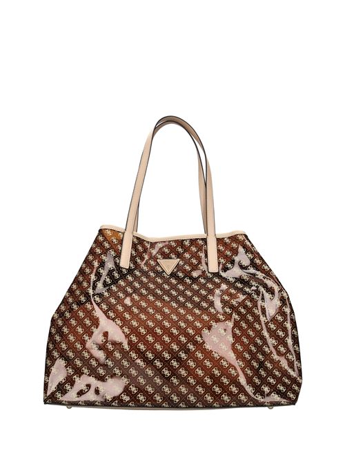 Borsa in ecopelle e pvc GUESS | HWVV952524MARRONE