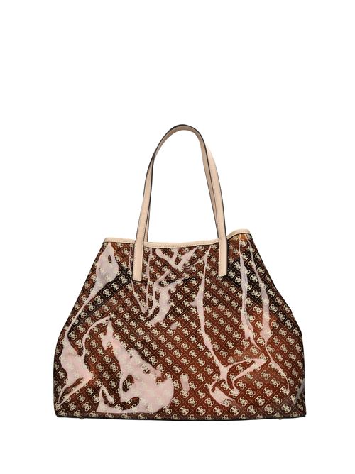 Borsa in ecopelle e pvc GUESS | HWVV952524MARRONE