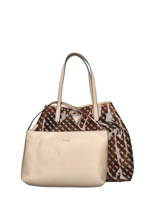 Borsa in ecopelle e pvc GUESS | HWVV952524MARRONE