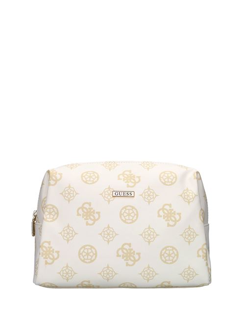 Beauty case in tessuto tecnico GUESS | PW1580P3315BIANCO
