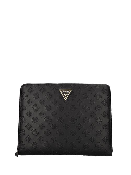 Borsa portadocumenti in ecopelle GUESS | TWD7452215NERO