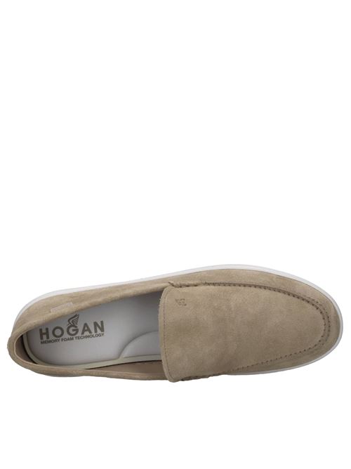 Mocassini in camoscio HOGAN | GYM6470FJ80TJT0PBJBEIGE