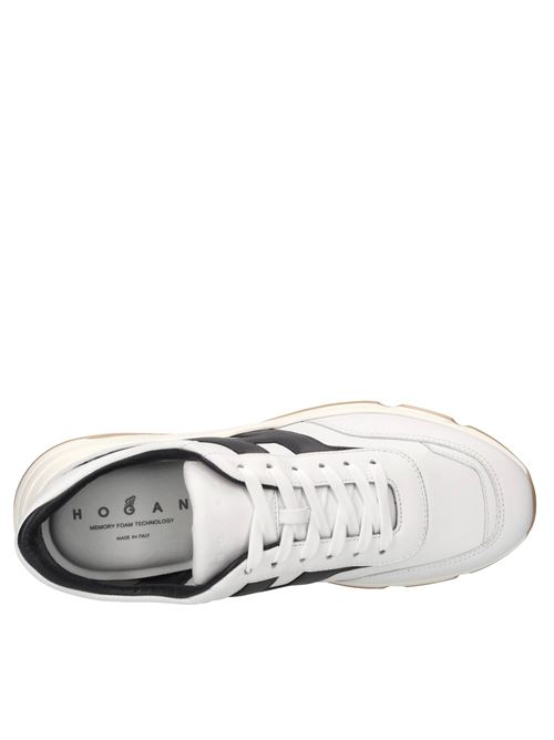 Sneakers in pelle HOGAN | HXM5630FR30U6U1353BIANCO-NERO