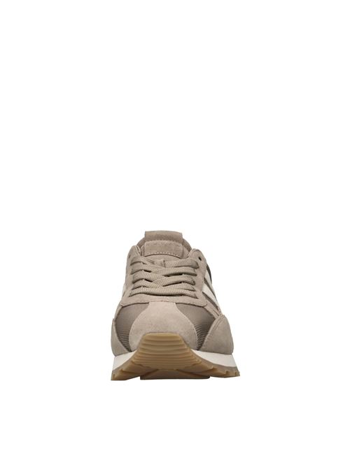 Sneakers pelle e tessuto HOGAN | HXM6710FQ80U6A276LBEIGE