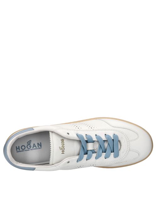 Sneakers in pelle HOGAN | HXW6470FG10R370SUMBIANCO-AZZURRO