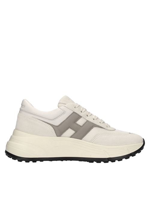 Sneakers in pelle e tessut HOGAN | HXW6690FR30U6X680KBEIGE