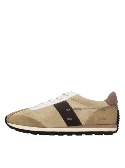 Sneakers in pelle e camoscio HOGAN | HXW6710FL70TQ80VC8MARRONE-BIANCO