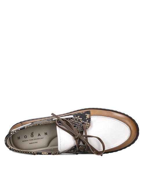  HOGAN | HXW6810FO50U6H0ZBVBEIGE-MARRONE