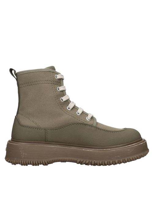 Scarponcini in pelle e tessuto HOGAN-3R | H5W6020EF50QW6V609OLIVA