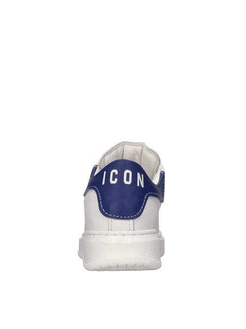 Sneakers in ecopelle ICON | IC1000BIANCO-BLU