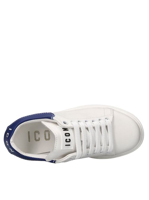 Sneakers in ecopelle ICON | IC1000BIANCO-BLU