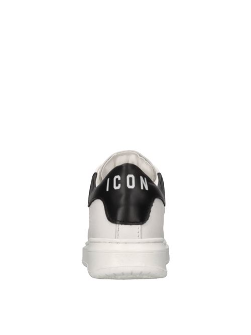 Sneakers in ecopelle ICON | IC1000BIANCO-NERO
