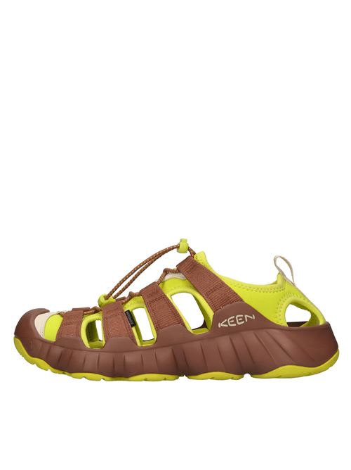 Sneakers in tessuto ed ecopelle KEEN | 1030612GIALLO-MARRONE