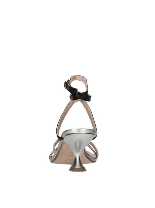 Sandali in pelle MALIPARMI | S4/SA0966ARGENTO-MARRONE-NERO
