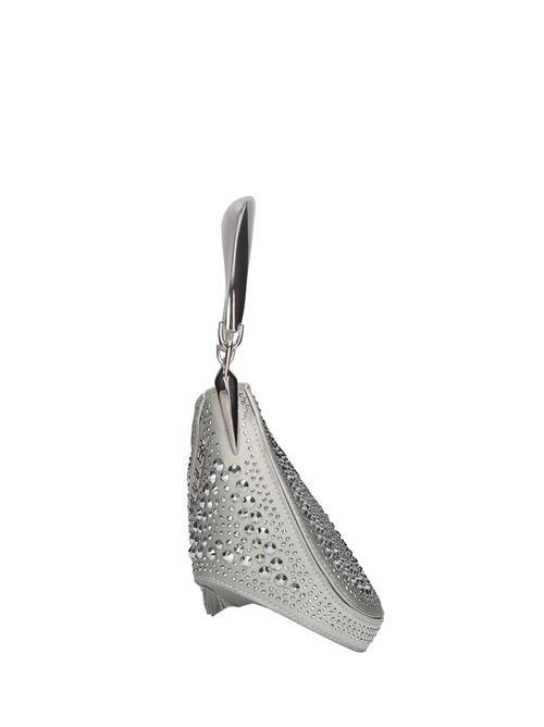 Borsa in raso e cristalli MUGLER | 22W10SA0012749ARGENTO