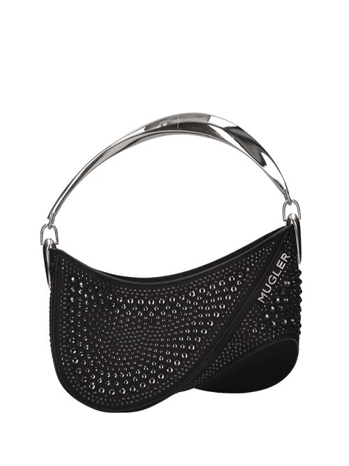 Borsa in raso e cristalli MUGLER | 22W10SA0012749NERO