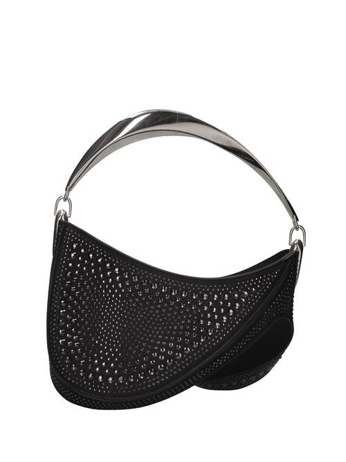 Borsa in raso e cristalli MUGLER | 22W10SA0012749NERO