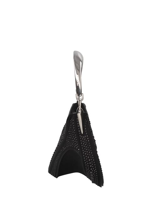 Borsa in raso e cristalli MUGLER | 22W10SA0012749NERO