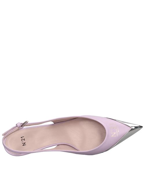 Décolléte slingback in pelle N°21 | CPXNV15005-X014GLICINE
