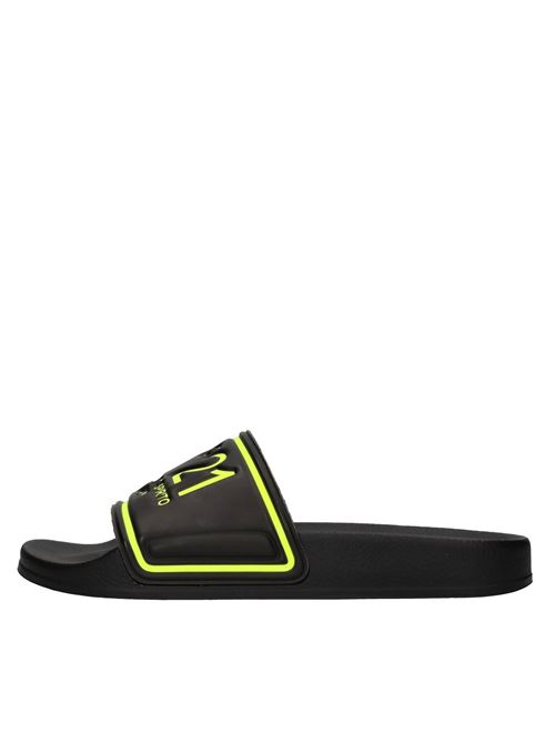 Flat in gomma N°21 | SP0287NERO-GIALLO