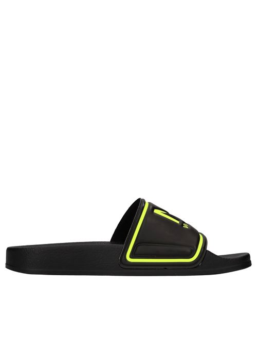 Flat in gomma N°21 | SP0287NERO-GIALLO