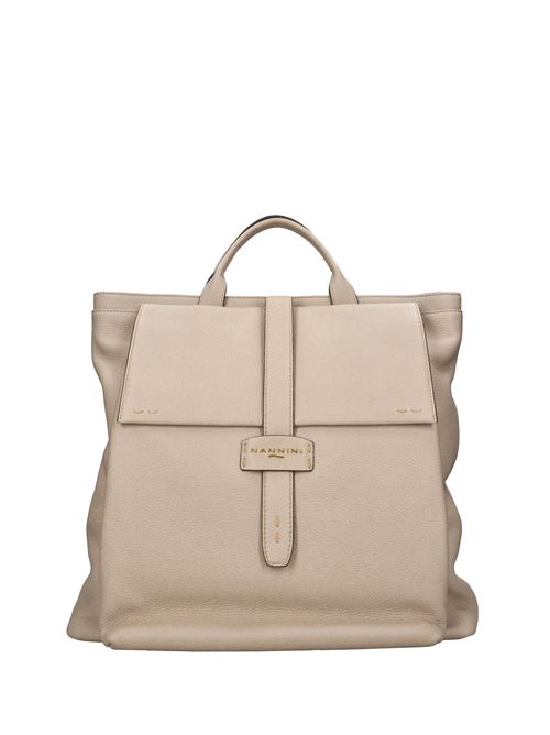 Zaino in pelle NANNINI | 18580BEIGE