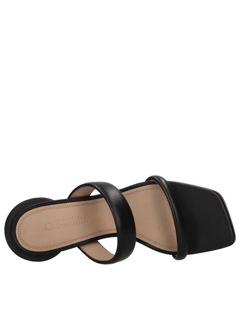 Mules Spring in pelle OFF-WHITE | OWIH059S24LEA0011010NERO