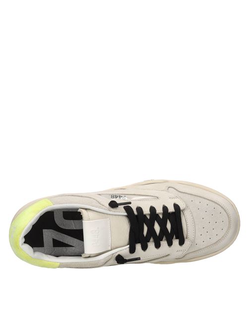 Sneakers in pelle e camoscio P448 | BRIXTON2-MCREMA-GIALLO