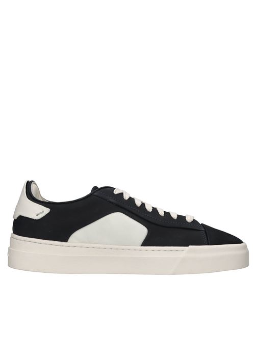 Sneakers in pelle SANTONI | MBGT21553PNNGNTFU61BLU-BIANCO