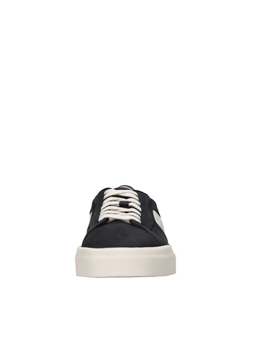 Sneakers in pelle SANTONI | MBGT21553PNNGNTFU61BLU-BIANCO