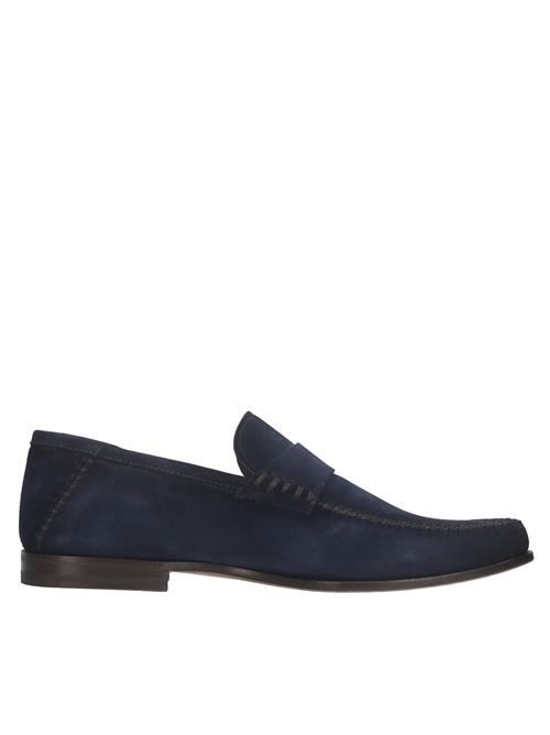 Mocassini in camoscio SANTONI | MCPT15538LA5SRVLU43BLU
