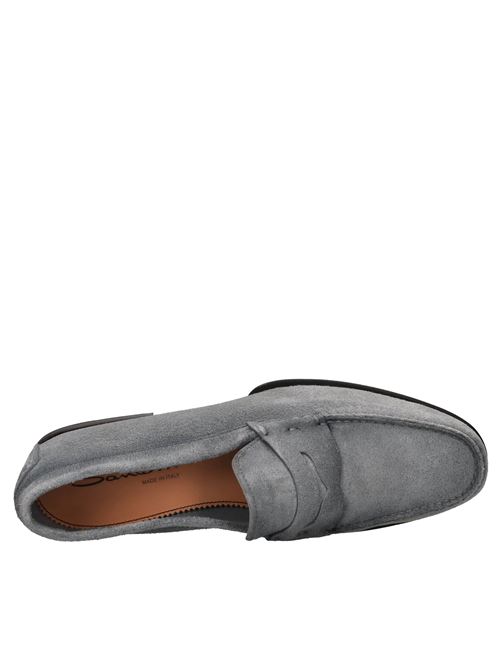 Mocassini in camoscio SANTONI | MCPT17600LA4SRVRZ23BLU