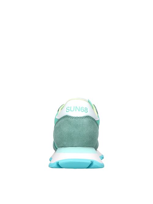 Sneakers in camoscio e tessuto SUN68 | Z35201ACQUA