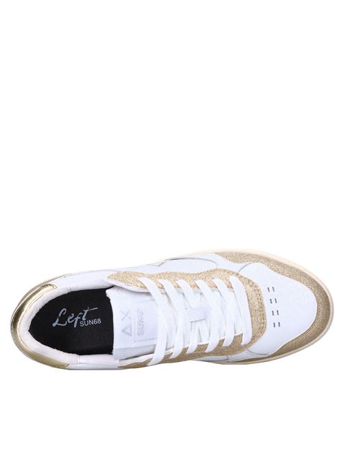 Sneakers in glitter e pelle SUN68 | Z35234BIANCO-ORO