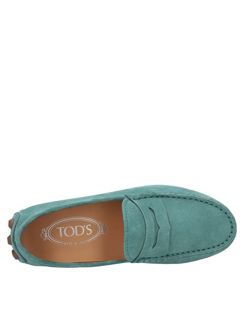 Mocassini in camoscio TOD'S | XXW52K00010RE0T226AZZURRO