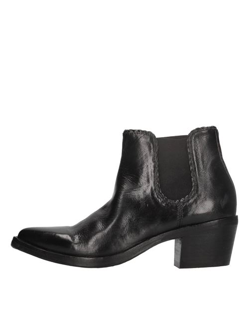 Stivaletti texani in pelle ZOLFO | 251-15-66-TWSNERO