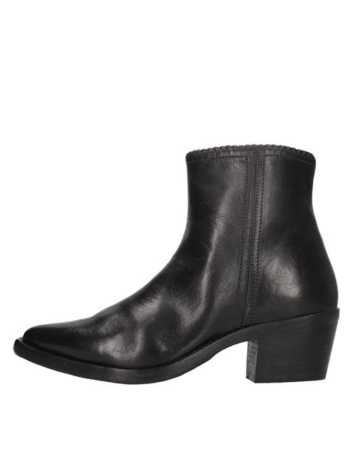 Stivaletti texani in pelle ZOLFO | 251-15-67-TWSNERO