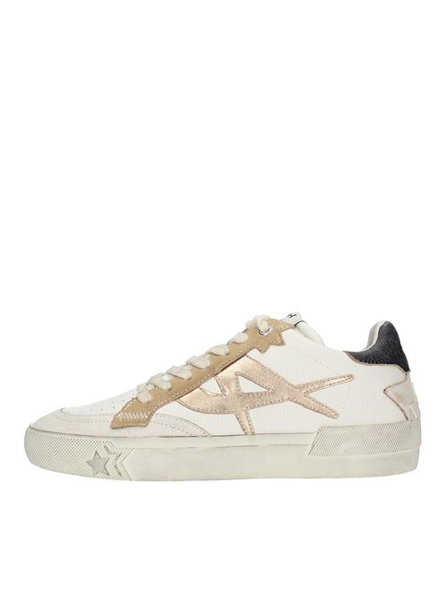 Sneakers modello MOONLIGHT06 in pelle ASH | MOONLIGHT06BEIGE-BIANCO