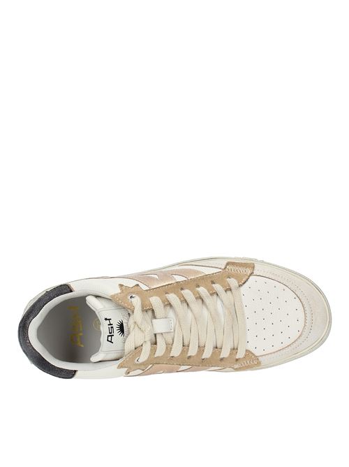 Sneakers modello MOONLIGHT06 in pelle ASH | MOONLIGHT06BEIGE-BIANCO