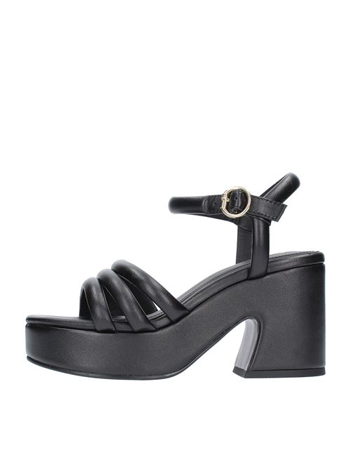 ONYX01 model sandals in nappa leather ASH | ONYX01NERO