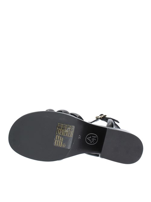 Sandali modello ONYX01 in nappa ASH | ONYX01NERO