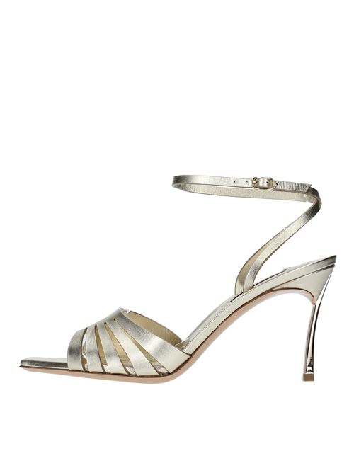 Leather CASADEI SUPERBLADE JOLLY sandals CASADEI | 1L256X080ORO
