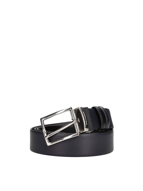 Cintura in pelle PIQUADRO | CU4209MONERO-BLU
