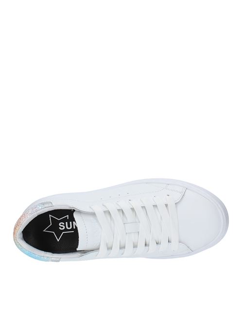 Sneakers in pelle SUN68 | Z34226BIANCO-MULTICOLOR