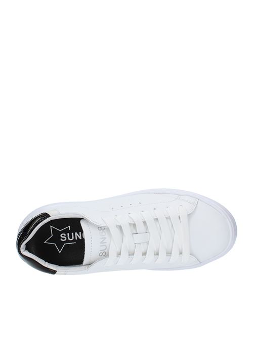 Sneakers in pelle SUN68 | Z34226BIANCO-NERO