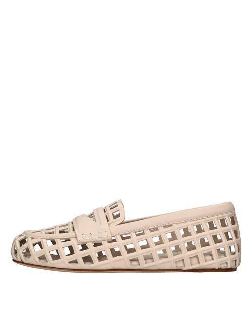Mocassini Olivia in pelle traforata 3JUIN | 325SH005LATTE