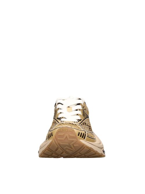Sneakers model DRAGON in eco-leather and fabric ASH | DRAGONORO