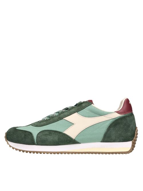 Sneakers modello HERITAGE Equipe H Dirty Stone Wash Evo in tessuto e pelle scamosciata DIADORA | 201.181576VERDE
