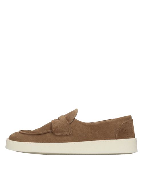 Suede moccasins PANTANETTI | 18523AMARRONE